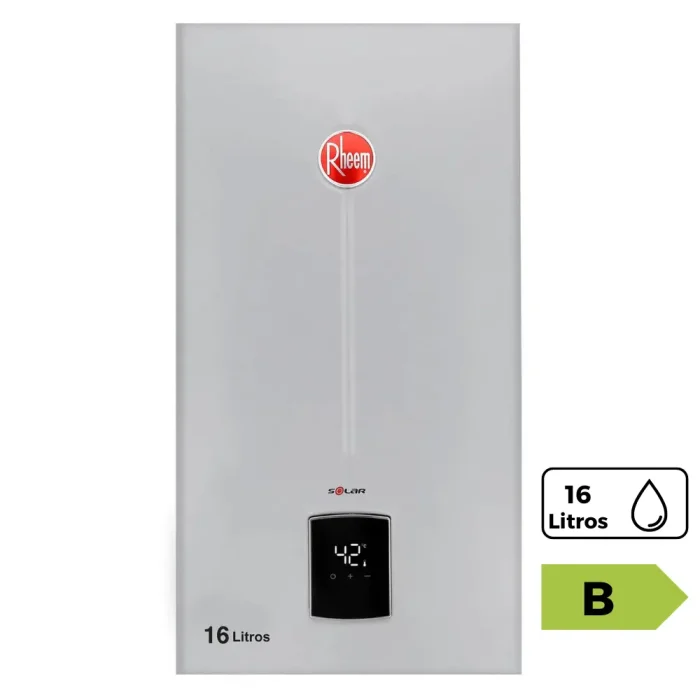 Calefont Tiro Natural 16 Litros Gas Natural Prestige Blanco Rheem ...