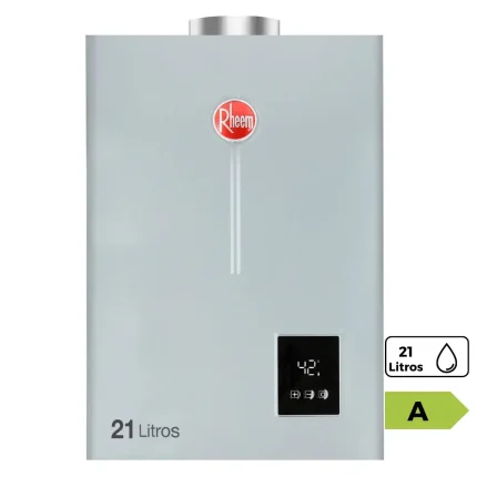 Calefont Ionizado Tiro Forzado 18 Litros Gas Licuado Modulante Rheem ...